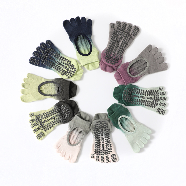 Women's Five Finger Anti-Slip Pilates Yoga Socks,MY SHOP,Women's Five Finger Anti-Slip Pilates Yoga Socks Comfortable Cotton Grip Socks with 5 Toes Non-Slip Sports Entertainment Product