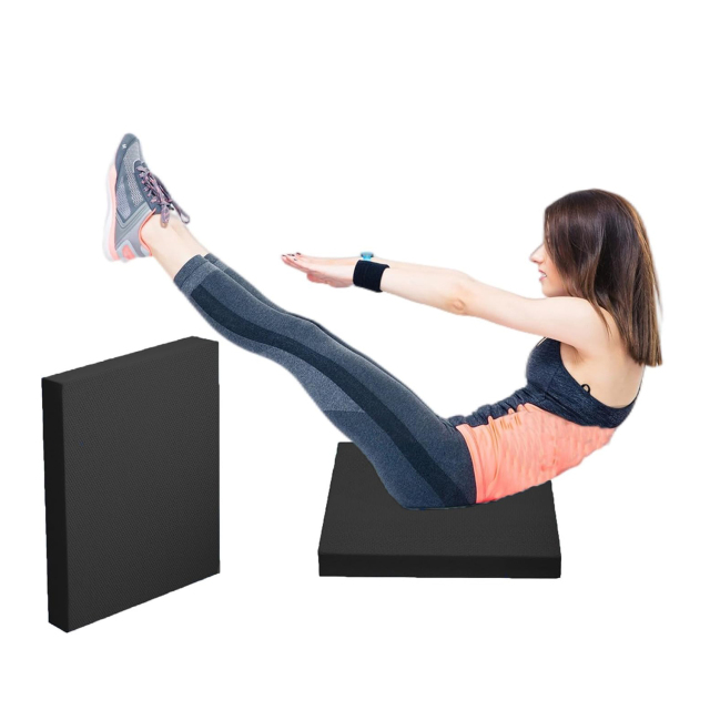 Wholesale Gym Fitness Therapy Training Cushion Non-Slip Hardness Balance TPE Pad Yoga Mat
