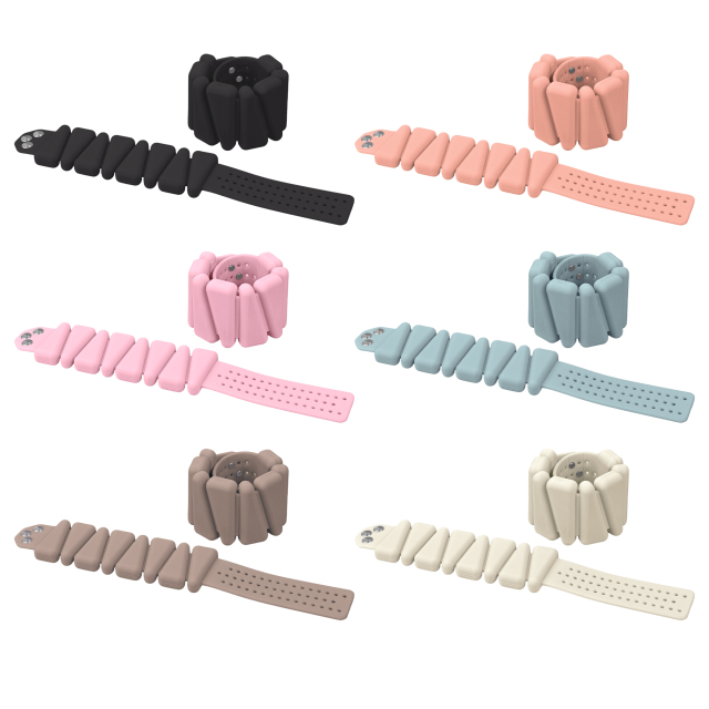 4lb Adjustable Strength Silicone Triangle Strap Ankle Wrist Weights Bracelet for Gym Pilates Home Use,MY SHOP,4lb Adjustable Strength Silicone Triangle Strap Ankle Wrist Weights Bracelet for Gym Pilates Home Use
