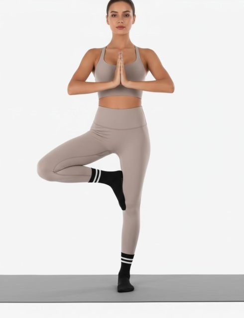 Irisbear Womens Pilates Socks with Grips Non Slip Yoga Socks Barre Gym Athletic Grippy Socks for Women,MY SHOP,Irisbear Womens Pilates Socks with Grips Non Slip Yoga Socks Barre Gym Athletic Grippy Socks for Women