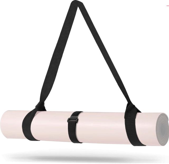 MRZZATA Yoga Mat Carrier Strap - Adjustable Thick and Wide Strap for Carrying Mat or Stretching, Black,MY SHOP,MRZZATA Yoga Mat Carrier Strap - Adjustable Thick and Wide Strap for Carrying Mat or Stretching, Black