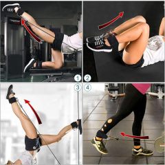 Ankle Straps Ankle Resistance Bands Wrist Padded Straps,MY SHOP,Ankle Straps Ankle Resistance Bands Wrist Cuffs Padded Straps Adjustable Fitness Glute Kickback D-Ring for Cable Machine Gym Foot Leg Training Brace Support 1 Pair
