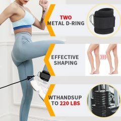 Ankle Straps Ankle Resistance Bands Wrist Padded Straps,MY SHOP,Ankle Straps Ankle Resistance Bands Wrist Cuffs Padded Straps Adjustable Fitness Glute Kickback D-Ring for Cable Machine Gym Foot Leg Training Brace Support 1 Pair