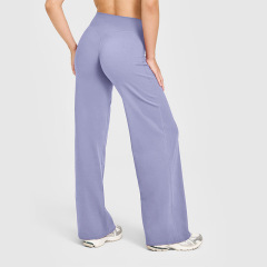 High Waist Flare Yoga Pants, Soft Stretchy Wide Leg Workout Leggings for Daily Wear,MY SHOP,跨境瑜伽裤女款长裤高腰直筒裤宽松显瘦瑜伽服运动户外健身服女