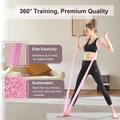 Yoga Resistance Bands Set, Stretch Exercise Bands for Home Fitness, Pilates & Body Shaping,MY SHOP,Resistance Bands, Figure 8 Resistance Band, 4 Pack - Latex-Free Exercise Bands for Home Gym, Strength Training & Physical Therapy | Yoga, Pilates, Glute Workouts | Portable Elastic Bands