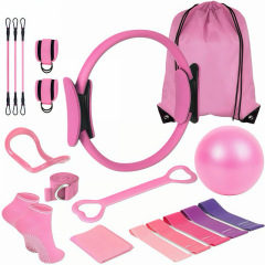 All-in-One Pink Pilates Workout Kit,MY SHOP,All-in-One Pink Pilates Workout Kit