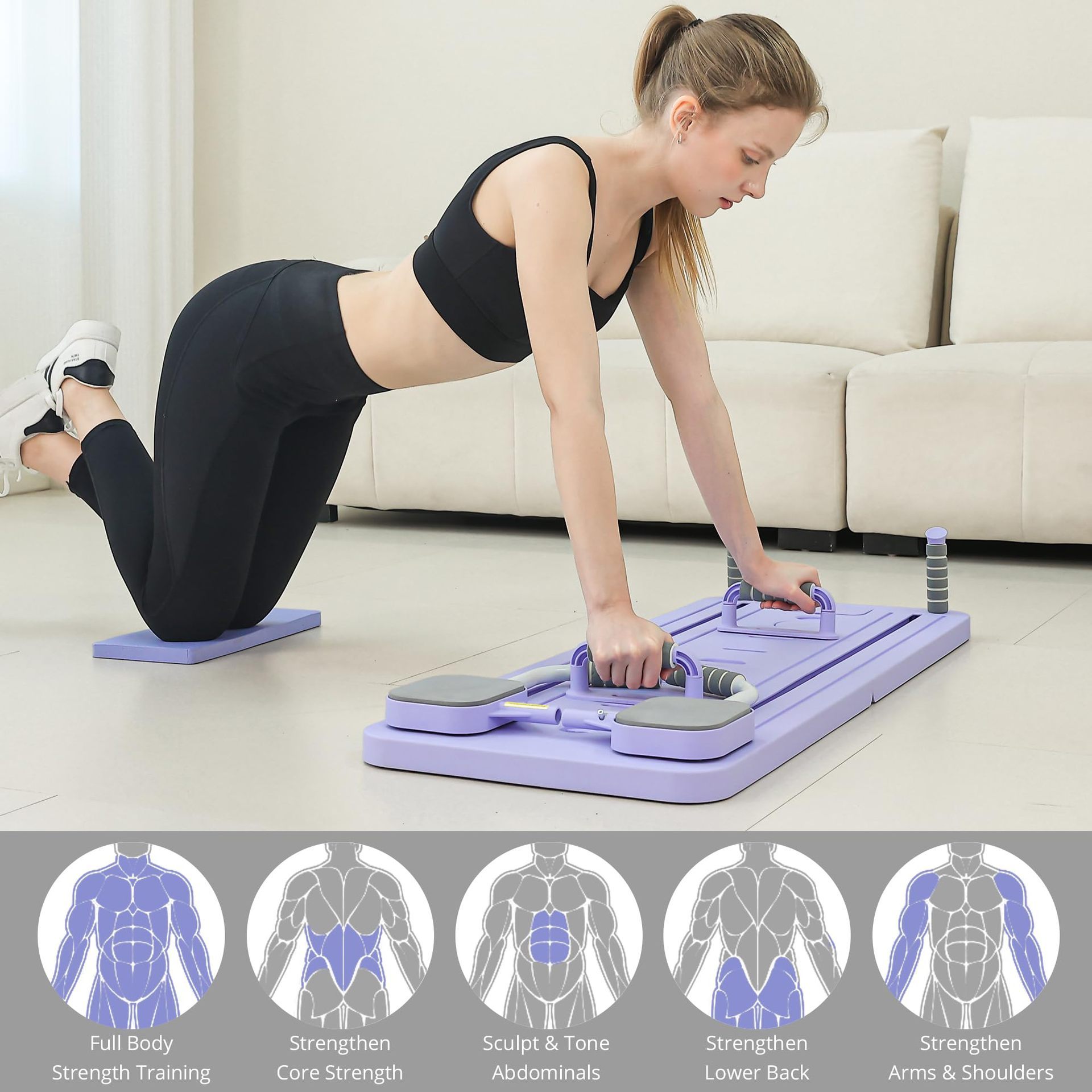 Multi-Functional Pilates Core Trainer – All-in-One Home Gym Solution,MY SHOP,Multi-Functional Pilates Core Trainer