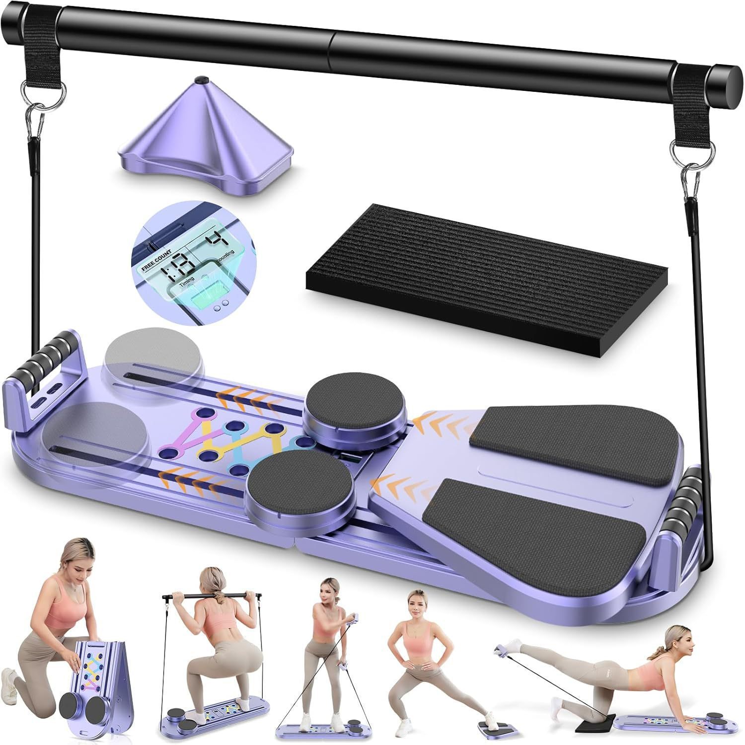 Multi-Functional Pilates Sliding Board – Your All-in-One Home Gym Solution,MY SHOP,Multi-Functional Pilates Sliding Board – Your All-in-One Home Gym Solution