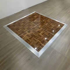 Screw-Lock Parquet Wood Dance Floor for Indoor Vintage Weddings Events