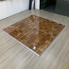 Screw-Lock Parquet Wood Dance Floor for Indoor Vintage Weddings Events