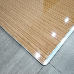 Glossy Bamboo Screw-Lock Mobile Dance Floor for Boho Weddings