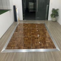 Screw-Lock Parquet Wood Dance Floor for Indoor Vintage Weddings Events