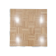 Matte Oak Parquet Cam-Lock Dance Floor for Rental Company