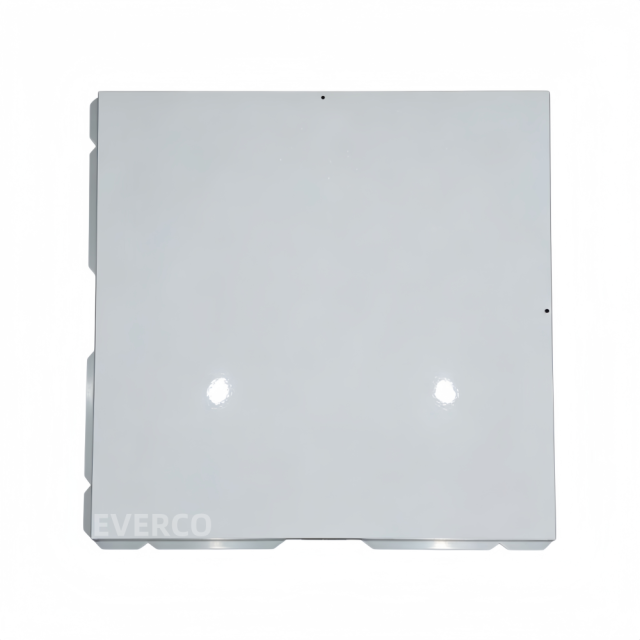 EVERCO Fireproof Cam-Lock Gloss White Portable Dance Floor for Indoor Wedding Events