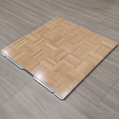 Matte Surface Cam-Lock Oak Parquet Dance Floor for Rental Company Hotel Indoor Events