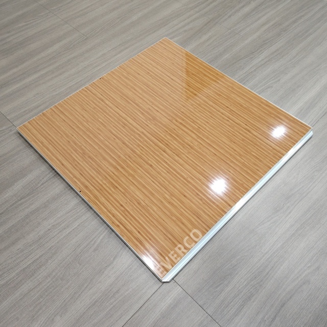 Screw-Lock Bamboo Wood Grain Dance Floor – Portable & Durable for Rental Business | EVERCO- Front View