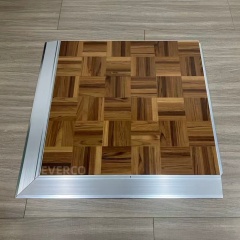 Screw-Lock Classic Parquet Wood Dance Floor for Indoor Vintage Weddings Events