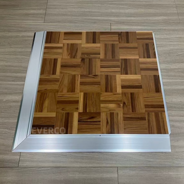 Screw-Lock Classic Parquet Wood Dance Floor for Indoor Vintage Weddings Events