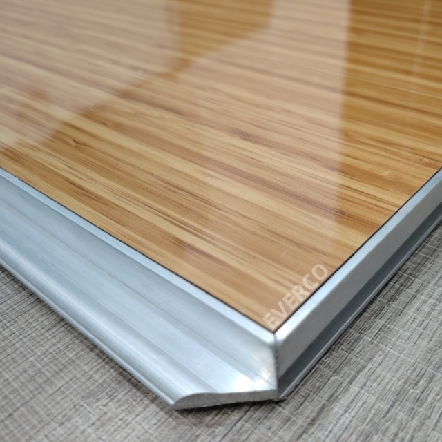 Screw-Lock Bamboo Wood Grain Portable Dance Floor for Indoor Hotel