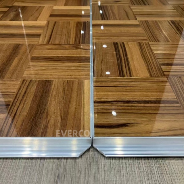 Screw-Lock Classic Parquet Wood Dance Floor for Indoor Vintage Weddings Events
