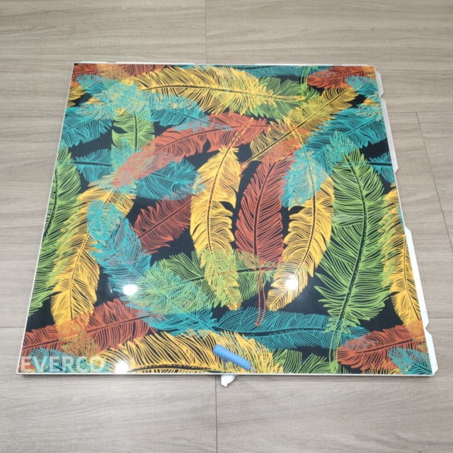 Custom Feather Print Cam-Lock Portable Dance Floor for Themed Events