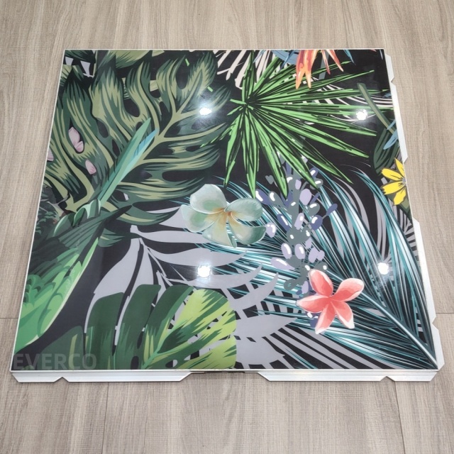 Tropical Print Custom Cam-Lock Portable Dance Floor for Themed Events