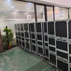 Black Flight Case for Portable Dance Floor,MY SHOP,Black Flight Case for Dance Floor– Heavy-duty protection against scratches, dents, and lock damage. Perfect for rental businesses.