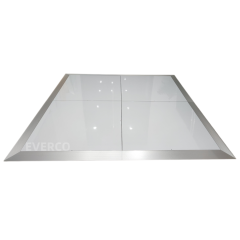 Fireproof Cam-Lock Gloss White Portable Dance Floor for Indoor Wedding Events