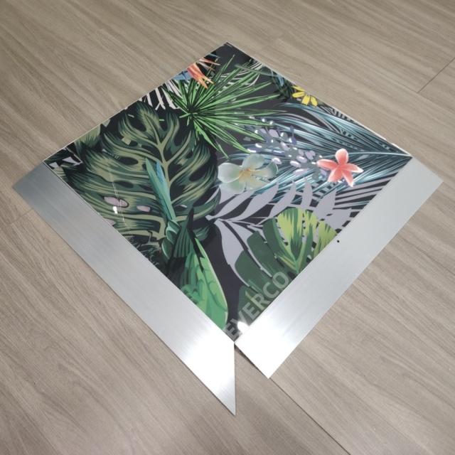 Tropical Print Custom Cam-Lock Portable Dance Floor for Themed Events