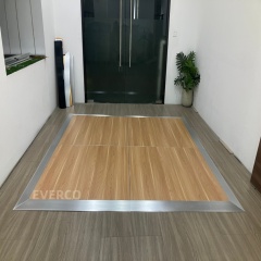 Cam-Lock Natural Wood Waterproof Dance Floor – Warm wood grain for outdoor weddings and parties events.