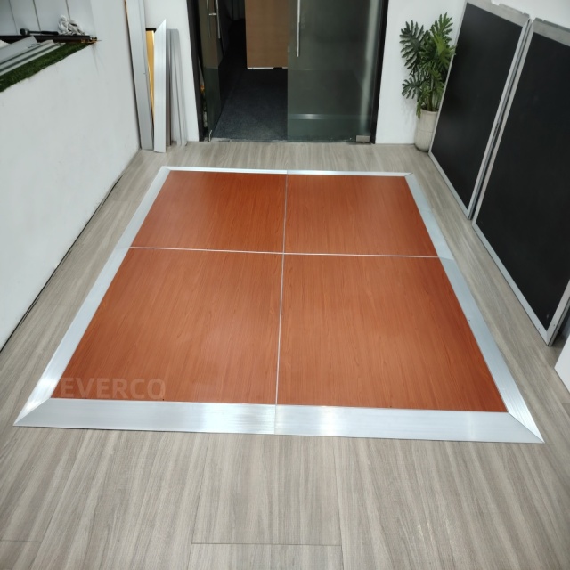 Cherry Wood Grain Dance Floor with Cam-Lock System for elegant events