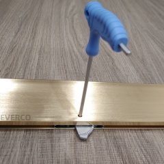Champagne Gold Cam-Lock Dance Floor Edge Trim - Seamless Event Flooring Finishing,MY SHOP,Champagne Gold Cam-Lock Dance Floor Edge Trim - Seamless Event Flooring Finishing