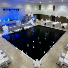 High Gloss Screw-Lock Black Dance Floor for Rental Company Events,MY SHOP,High Gloss Screw-Lock Black Dance Floor for Rental Company Events