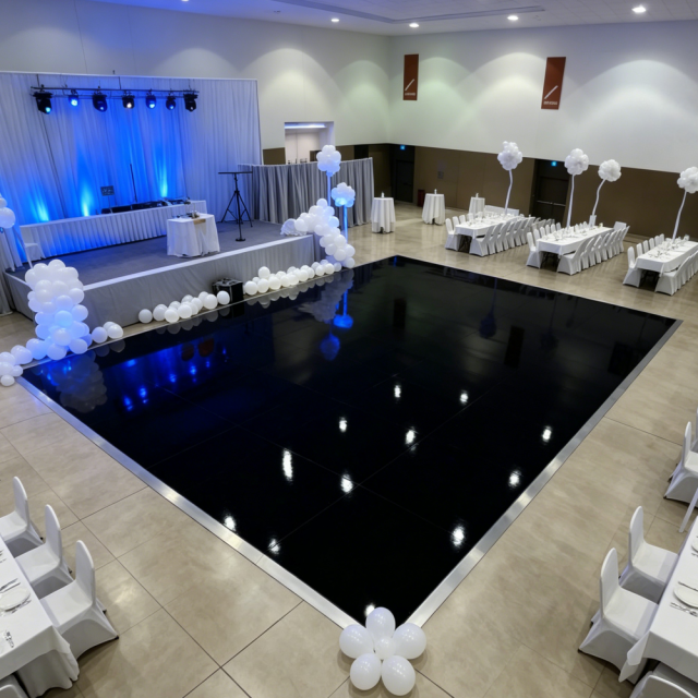 High Gloss Screw-Lock Black Dance Floor for Rental Company Events,MY SHOP,High Gloss Screw-Lock Black Dance Floor for Rental Company Events