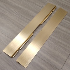 Champagne Gold Cam-Lock Dance Floor Edge Trim - Seamless Event Flooring Finishing,MY SHOP,Champagne Gold Cam-Lock Dance Floor Edge Trim - Seamless Event Flooring Finishing