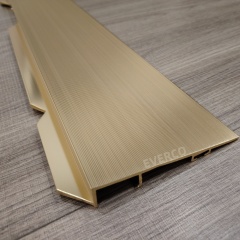 Champagne Gold Cam-Lock Dance Floor Edge Trim - Seamless Event Flooring Finishing,MY SHOP,Champagne Gold Cam-Lock Dance Floor Edge Trim - Seamless Event Flooring Finishing