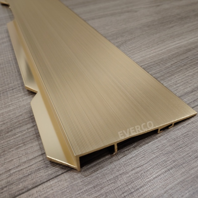 Champagne Gold Cam-Lock Dance Floor Edge Trim - Seamless Event Flooring Finishing,MY SHOP,Champagne Gold Cam-Lock Dance Floor Edge Trim - Seamless Event Flooring Finishing