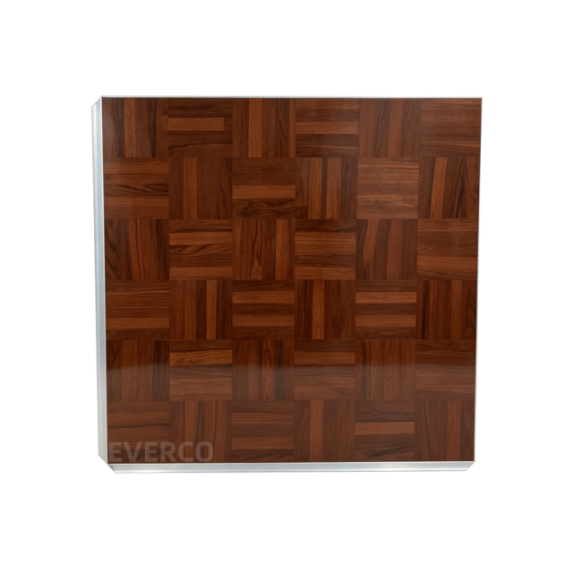 High Gloss Teak Wood Screw-Lock Portable Dance Floor for Rental Company,EVERCO-Screw-Lock/Cam-Lock/Waterproof Dance Floor,High Gloss Teak Wood Screw-Lock Portable Dance Floor for Rental Company