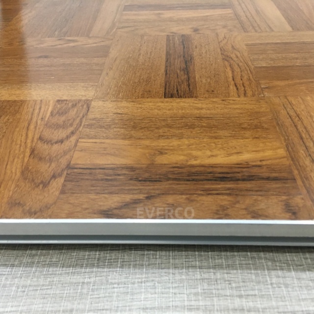 Matte screw lock parquet wood portable dance floor for rental business indoor events