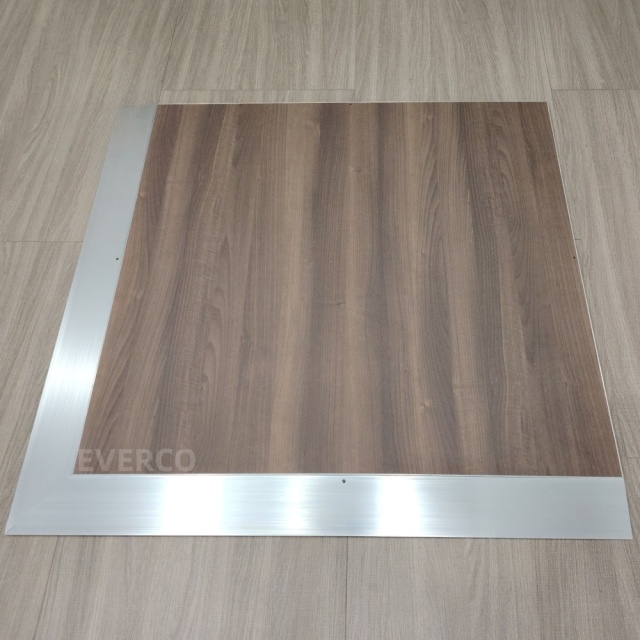 Maple wood veneer cam-lock waterproof portable dance floor with aluminum edge for outdoor events