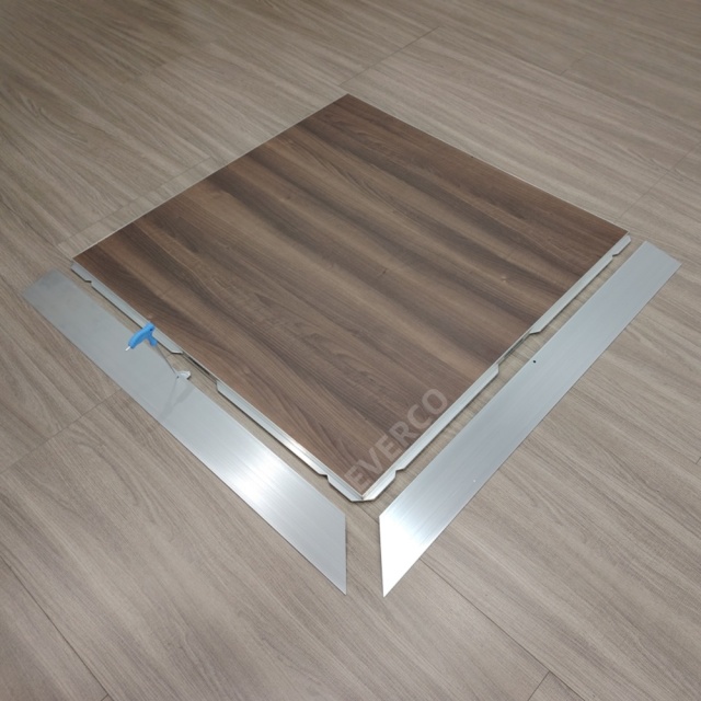 Maple wood veneer cam-lock waterproof portable dance floor with aluminum edge for outdoor events