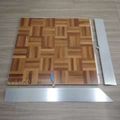 Matte Wood Parquet Cam-Lock Portable Dance Floor for Rental Business,EVERCO-Screw-Lock/Cam-Lock/Waterproof Portable Dance Floor for Rental Company Outdoor Indoor Wedding Hotel Events,Matte Wood Parquet Cam-Lock Portable Dance Floor for Rental Business