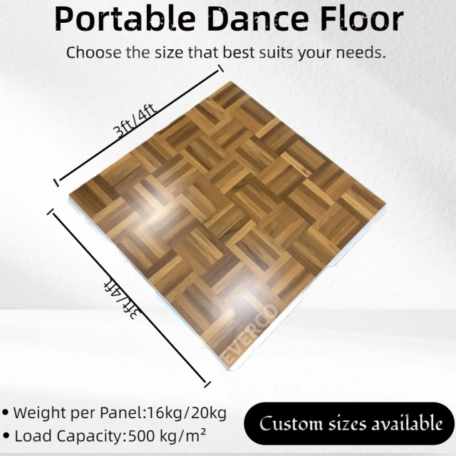 Matte Wood Parquet Cam-Lock Portable Dance Floor for Rental Business,EVERCO-Screw-Lock/Cam-Lock/Waterproof Portable Dance Floor for Rental Company Outdoor Indoor Wedding Hotel Events,Matte Wood Parquet Cam-Lock Portable Dance Floor for Rental Business