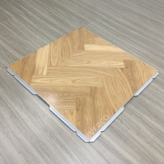 Oak Wood Veneer Cam-Lock Portable Modular Dance Floor for Events,EVERCO-Screw-Lock/Cam-Lock/Waterproof Portable Dance Floor for Rental Company Outdoor Indoor Wedding Hotel Events,Oak Wood Cam-Lock Portable Modular Dance Floor for Events