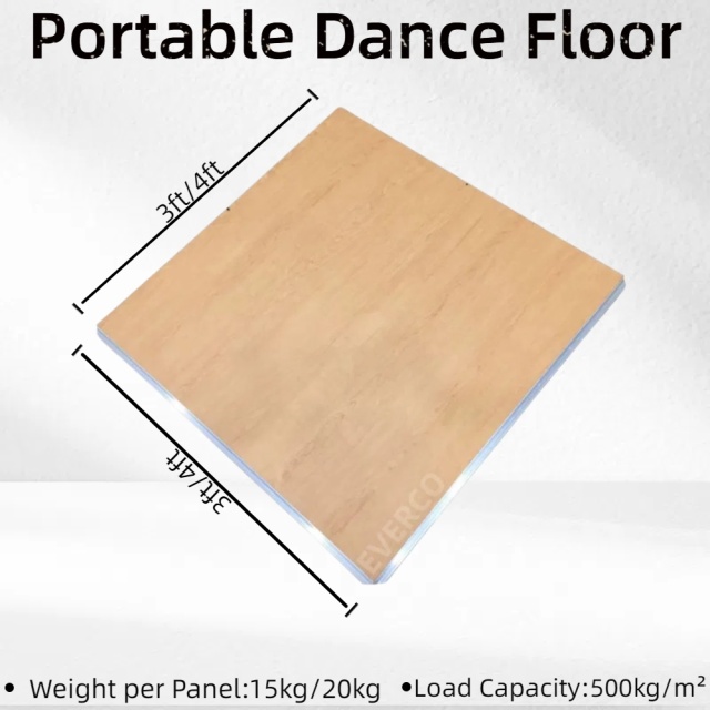 Matte Wood Veneer Screw Lock Portable Dance Floor for Rental Business,EVERCO-Screw-Lock/Cam-Lock/Waterproof Portable Dance Floor for Rental Company Outdoor Indoor Wedding Hotel Events,Matte Wood Veneer Screw Lock Portable Dance Floor