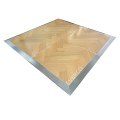 Matte Oak Wood Veneer Portable Modular Dance Floor for Hotel Banquet,EVERCO-Screw-Lock/Cam-Lock/Waterproof Portable Dance Floor for Rental Company Outdoor Indoor Wedding Hotel Events,Matte Oak Wood Portable Modular Dance Floor for Hotel Events