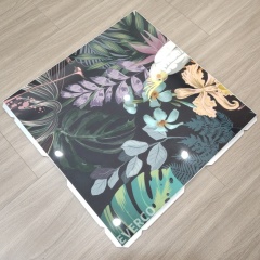 Custom Tropical Floral & Bird Portable Dance Floor for Events,EVERCO-Screw-Lock/Cam-Lock/Waterproof Portable Dance Floor for Rental Company Outdoor Indoor Wedding Hotel Events,Custom Tropical Floral & Bird Portable Dance Floor for Event