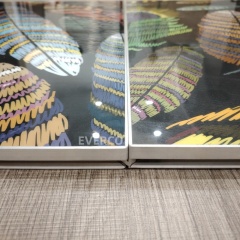 Custom Feather Print Portable Dance Floor Panels for Events,EVERCO-Screw-Lock/Cam-Lock/Waterproof Portable Dance Floor for Rental Company Outdoor Indoor Wedding Hotel Events,Custom Feather Print Portable Dance Floor Panels for Events