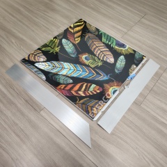 Custom Feather Print Portable Dance Floor Panels for Events,EVERCO-Screw-Lock/Cam-Lock/Waterproof Portable Dance Floor for Rental Company Outdoor Indoor Wedding Hotel Events,Custom Feather Print Portable Dance Floor Panels for Events