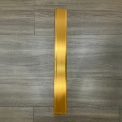Gold Straight Aluminum Edge for Screw Lock Dance Floor Panels,EVERCO-Screw-Lock/Cam-Lock/Waterproof Portable Dance Floor for Rental Company Outdoor Indoor Wedding Hotel Events,Gold Straight Aluminum Edge for Screw Lock Dance Floor